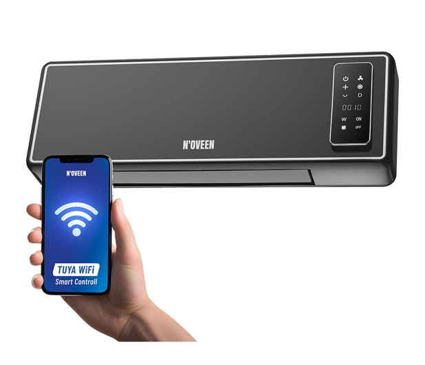 NOVEEN Kurtyna powietrzna HC3399 X-LINE TUYA WIFI SMART BLACK - 1601582 - zdjęcie